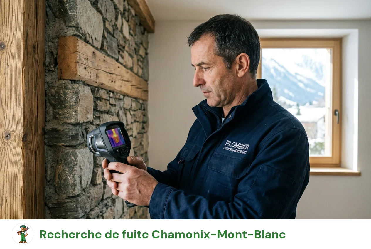 Recherche de fuite à Chamonix-Mont-Blanc